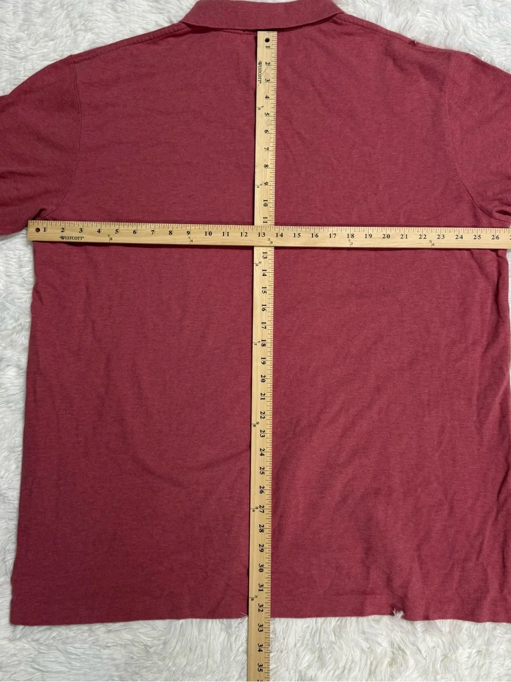 Polo Ralph Lauren 2XLT Tall Mens Red Cotton Short Sleeve Polo Shirt